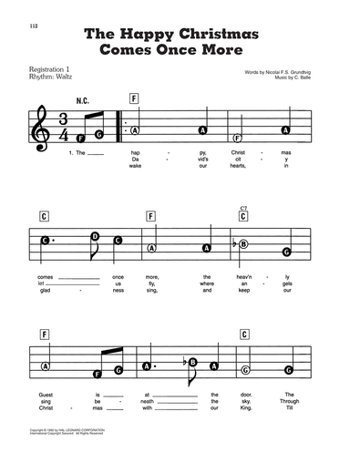 The Happy Christmas Comes Once More