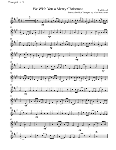 We Wish You A Merry Christmas