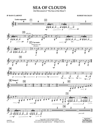 Sea of Clouds - Bb Bass Clarinet