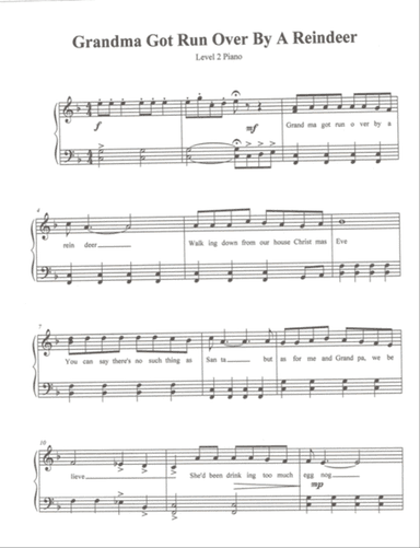 Grandma Got Run Over By A Reindeer