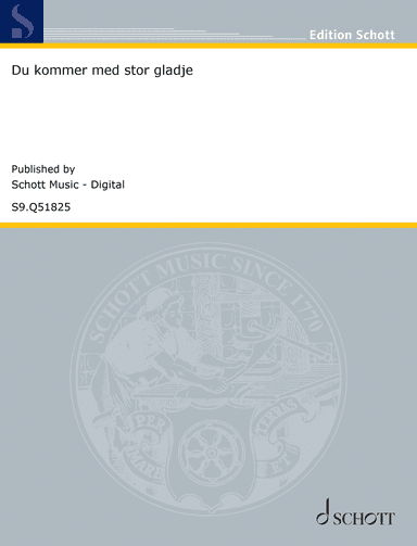 Du kommer med stor glädje