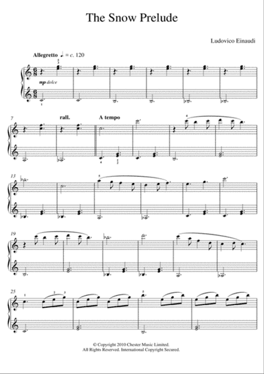 The Snow Prelude No. 3 In C Major