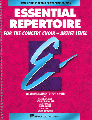 Essential Repertoire for the Concert Choir – Artist Level