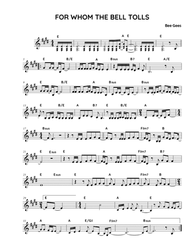 For Whom The Bell Tolls