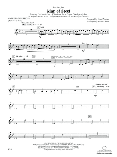 Man of Steel, Selections from: Mallets