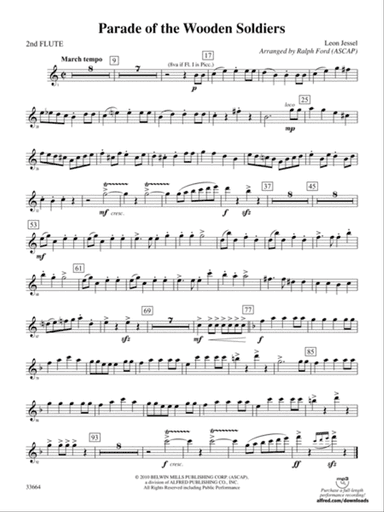 Parade of the Wooden Soldiers: 2nd Flute