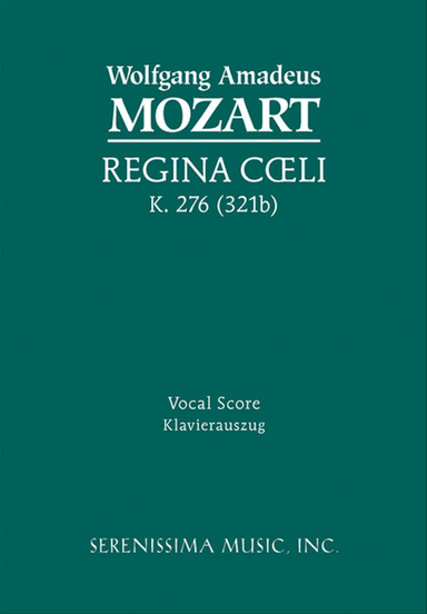 Regina Coeli in C major, K.276/321b