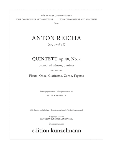 Quintet Op. 88/4
