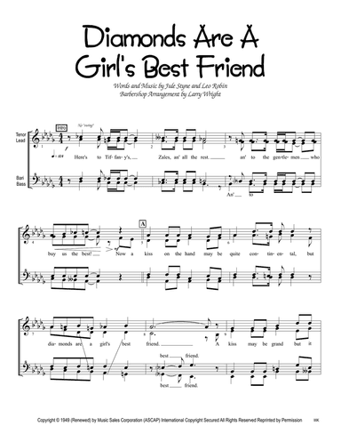 Diamonds Are A Girl's Best Friend