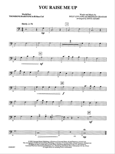 You Raise Me Up: Baritone B.C.