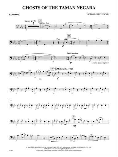 Ghosts of the Taman Negara: Baritone B.C.