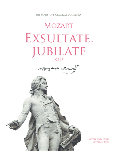 Exsultate, jubilate, K.165 (Letter Size) (Score and Parts) feat. Mozart Alleluja