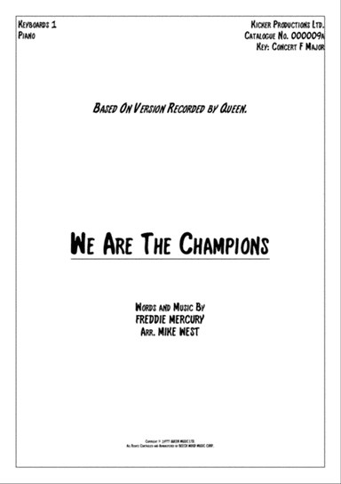 We Are The Champions