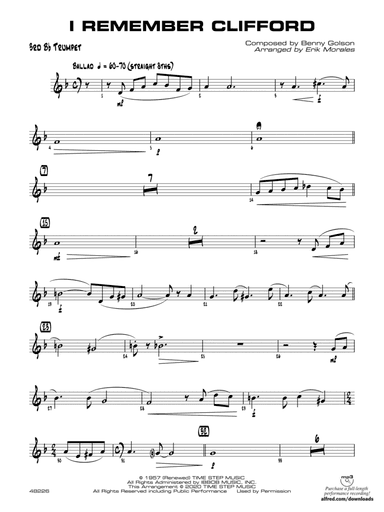 I Remember Clifford: 3rd B-flat Trumpet