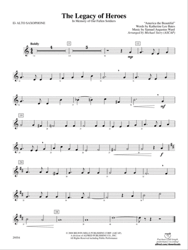 The Legacy of Heroes: E-flat Alto Saxophone