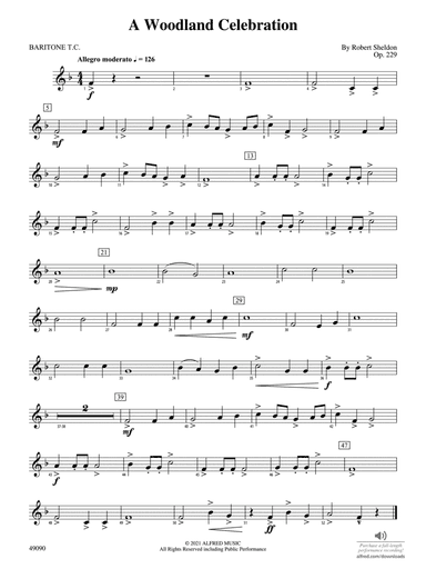 A Woodland Celebration: Baritone T.C.