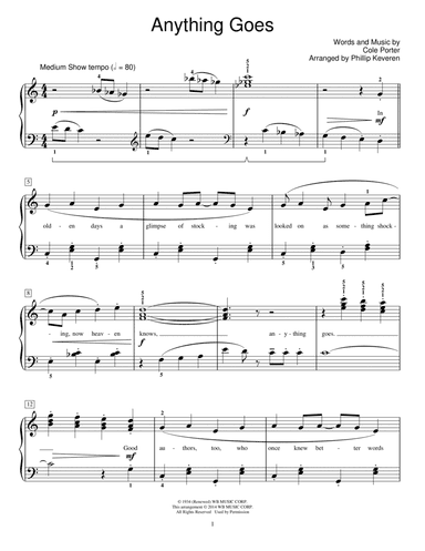 Anything Goes (arr. Phillip Keveren)