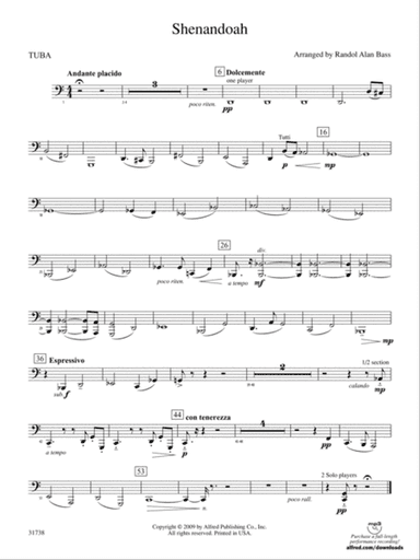 Shenandoah: Tuba