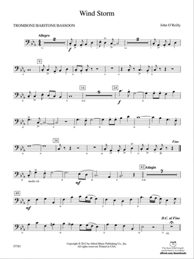 Wind Storm: 1st Trombone