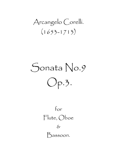 Sonata No.9 Op.3