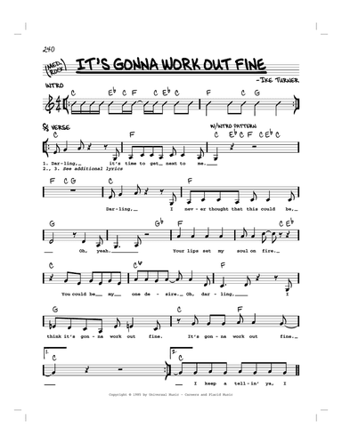 It's Gonna Work Out Fine