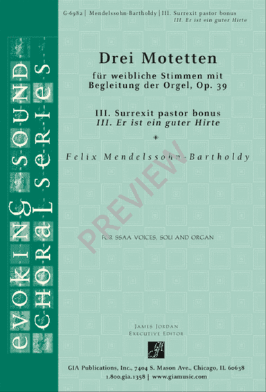 Surrexit pastor bonus / Er ist ein guter Hirte