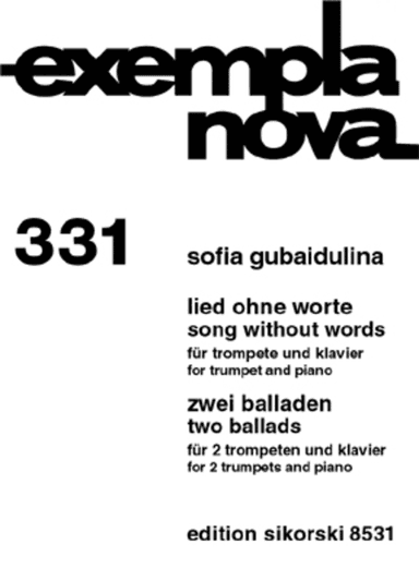 Song Without Words & Two Ballads