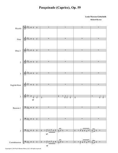 Pasquinade (Double Reed Nonet + Flute & Piccolo)