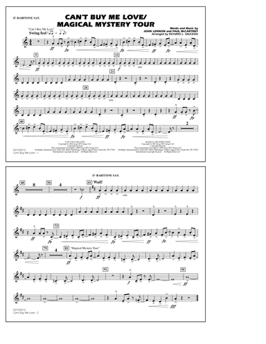 Can't Buy Me Love/Magical Mystery Tour (arr. Richard L. Saucedo) - Eb Baritone Sax