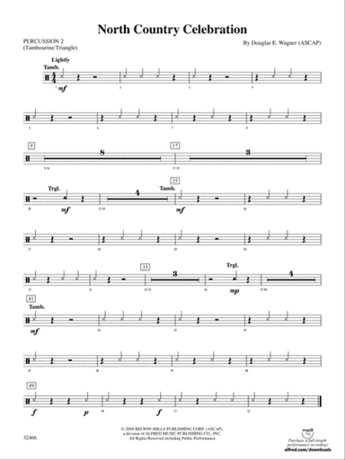 North Country Celebration: 2nd Percussion