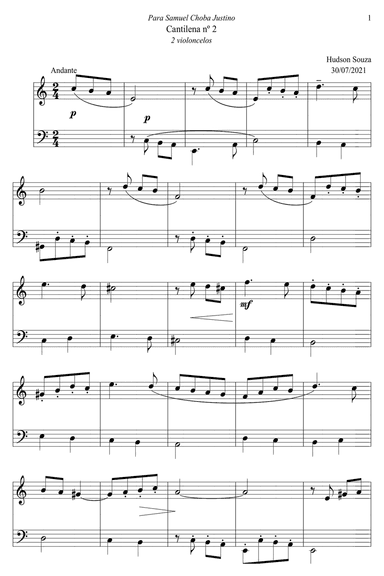 Cantilena n° 2 - Cellos Duet