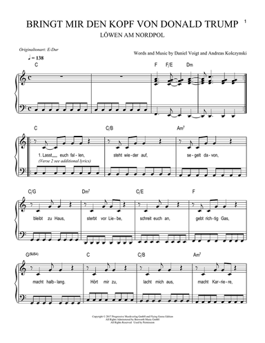 Bringt mir den Kopf von Donald Trump