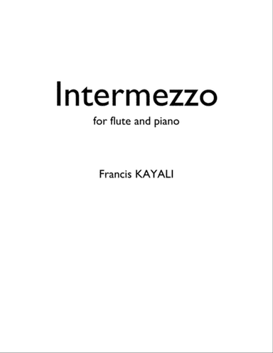 Intermezzo - Flute + Piano
