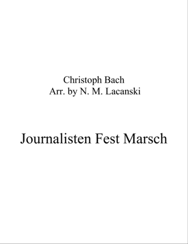 Journalisten Fest Marsch