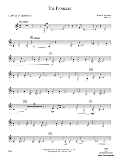 The Pioneers: (wp) E-flat Tuba T.C.