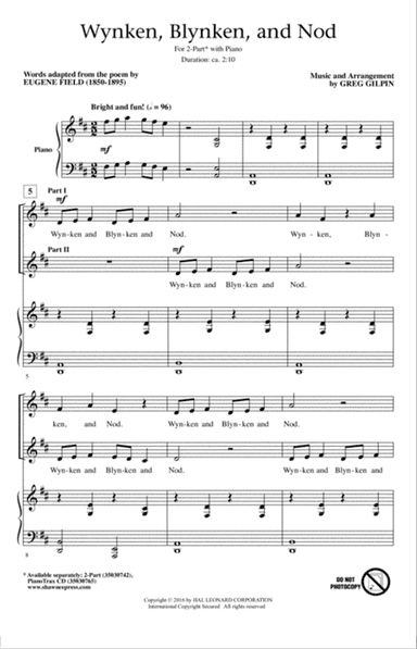 Wynken, Blynken, And Nod