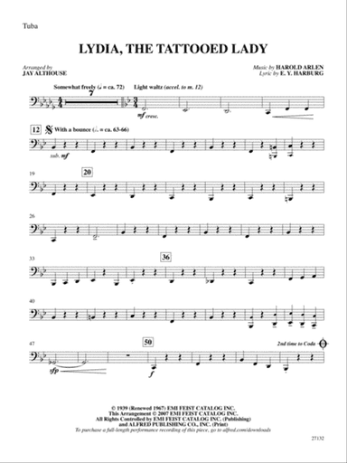 Lydia, the Tattooed Lady: Tuba