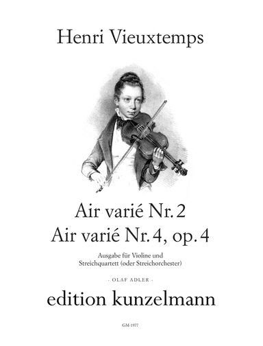 Airs variés no. 2 & no. 4, Op. 4