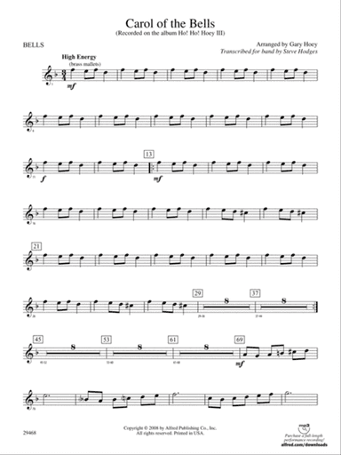 Carol of the Bells: Bells