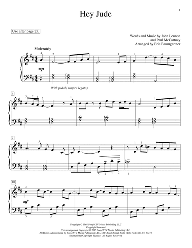 Hey Jude (arr. Eric Baumgartner)