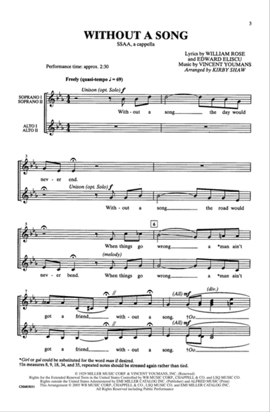 Without a Song