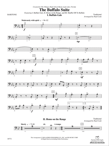 The Buffalo Suite: Baritone B.C.