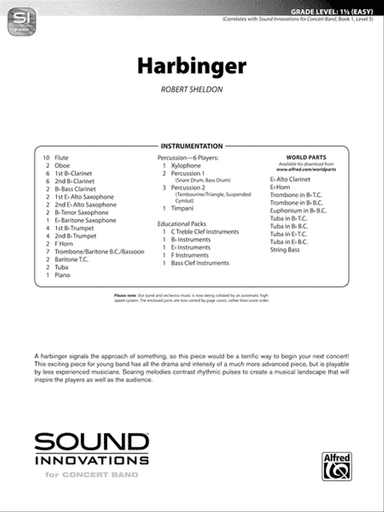 Harbinger: Score