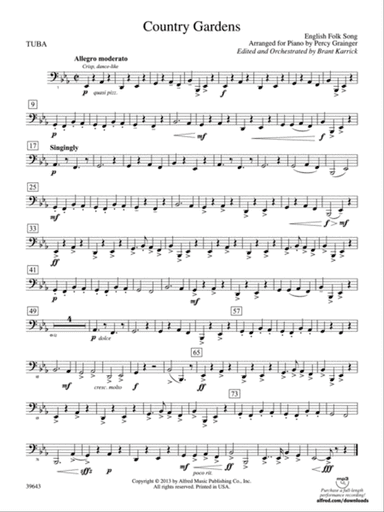 Country Gardens: Tuba