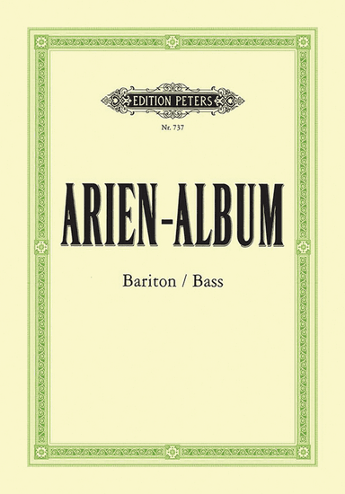 Arien-Album -- Famous Arias for Baritone/Bass and Piano