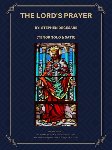 The Lord's Prayer (Tenor Solo and SATB)