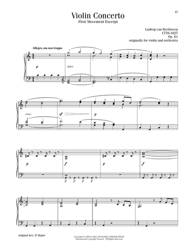 Violin Concerto In D Major, Op. 61