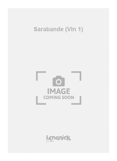 Sarabande (Vln 1)