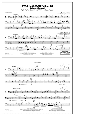Stadium Jams Volume 13 (Video Games) - Baritone B.C.