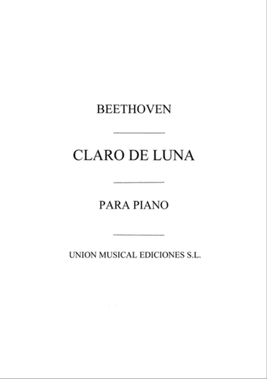 Adagio De La Sonata Claro De Luna